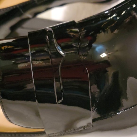 Calvin Klein Glossy Black Heels - Picture 4 of 12